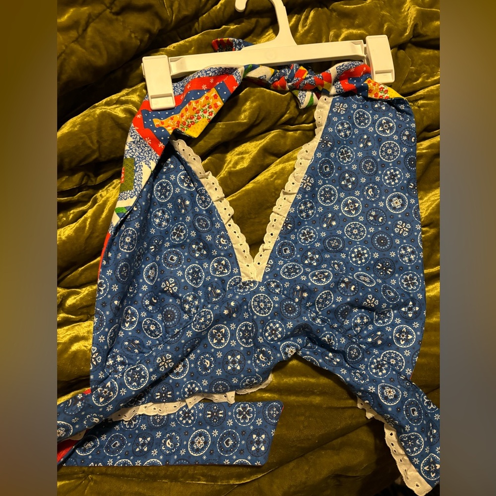 Reversible Retro Halter Top